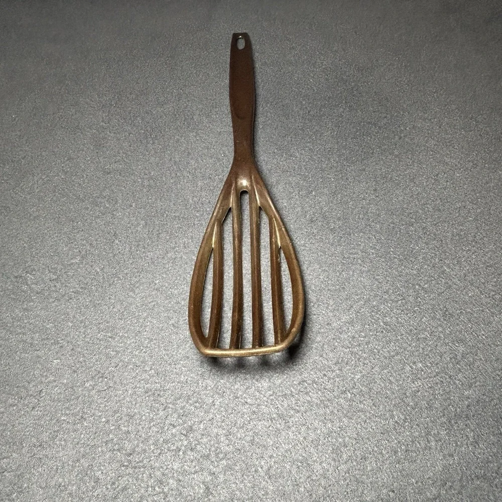 VTG Foley Brown Nylon Slotted Whisk Spoon Retro Kitchen Strainer‎ 11